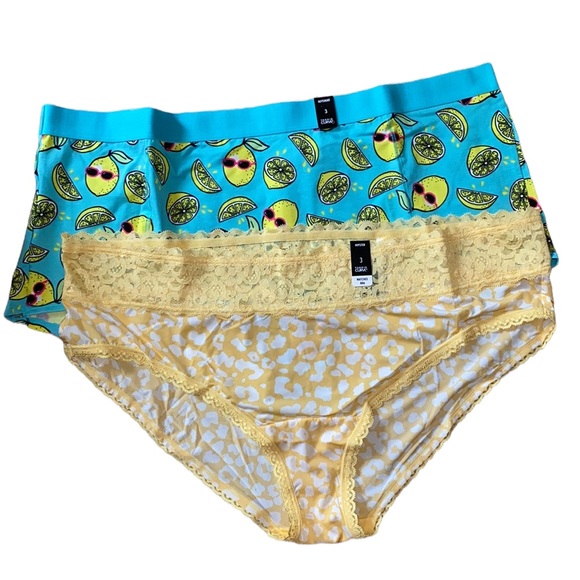 NEW torrid hipster boy short lemon/cut out panty - Picture 2 of 8